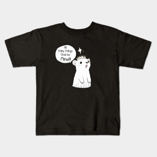 All Shiny Things Shall be Mine ferret Kids T-Shirt